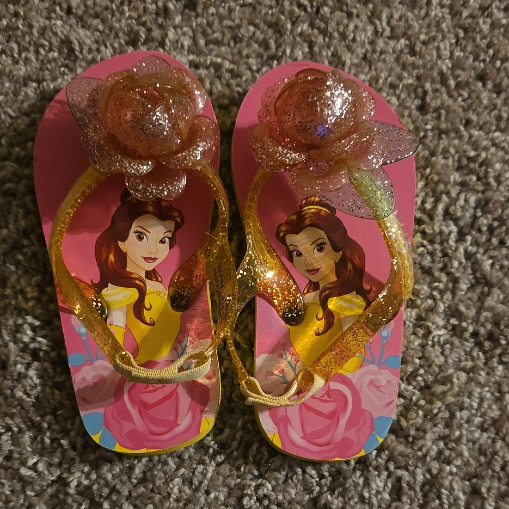 Disney Belle Girls Flip Flops